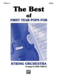 The Best of First Year Pops Violin string method book cover